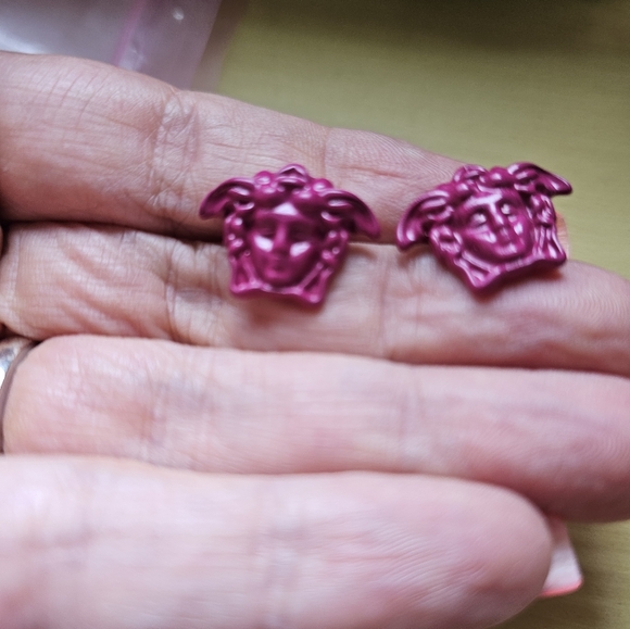 EUC Versace Medusa earrings